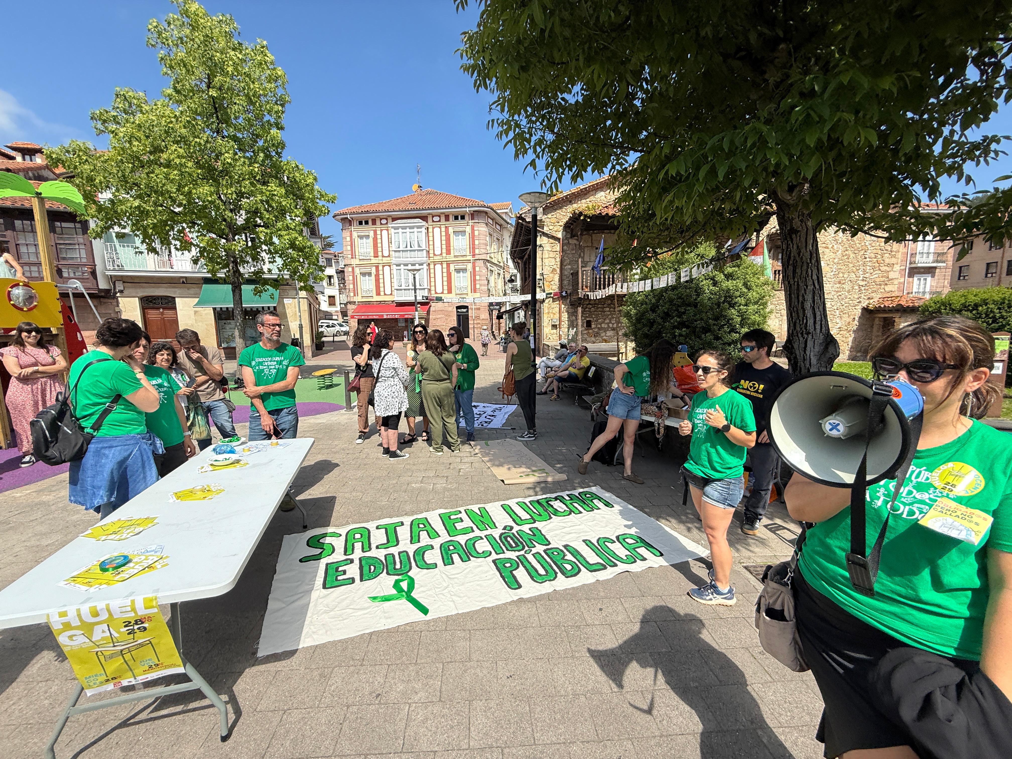Las ocho movilizaciones comarcales han contado con participación y lemas propios.