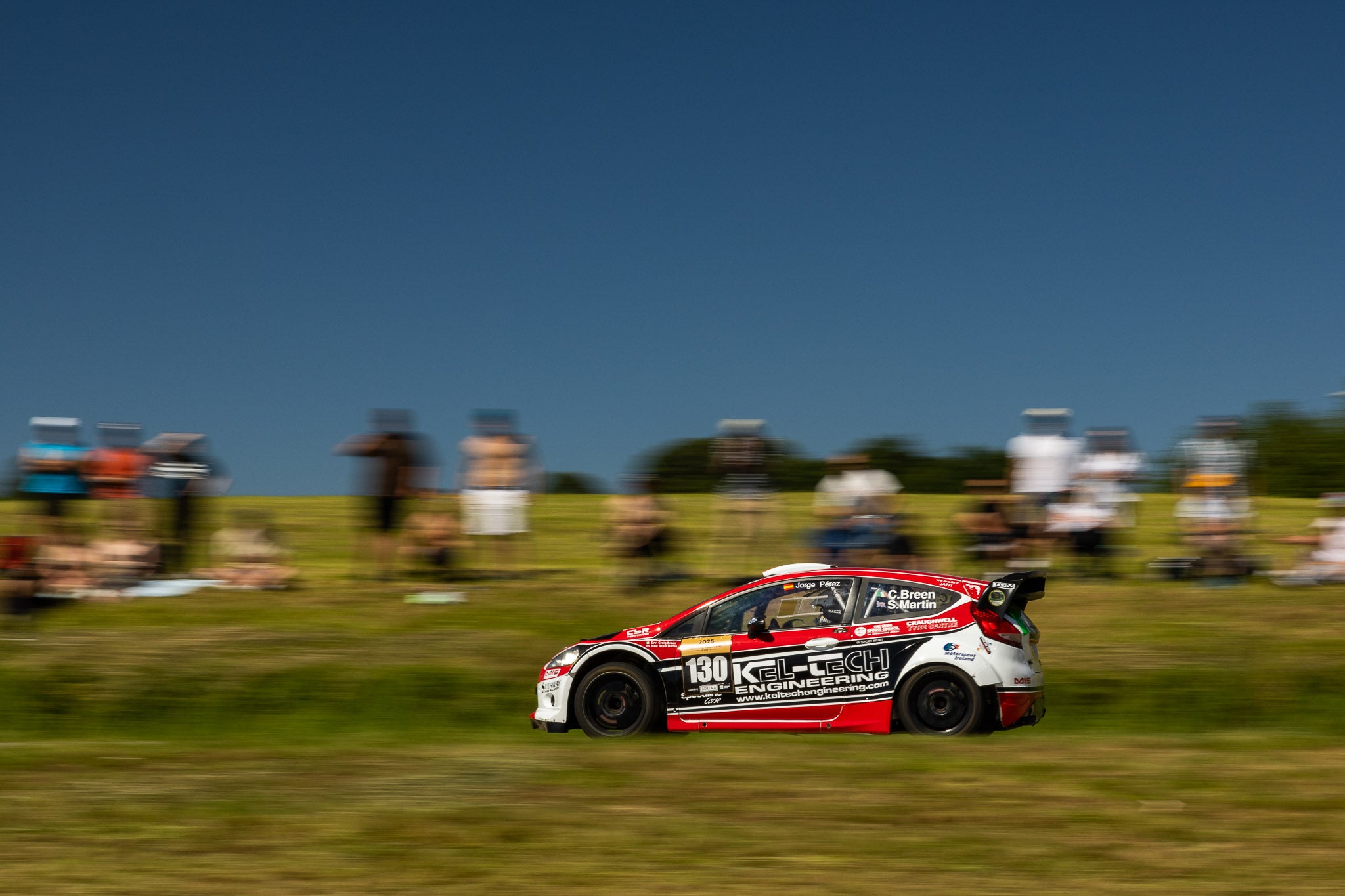 El Ford Fiesta WRC de Jorge Pérez.