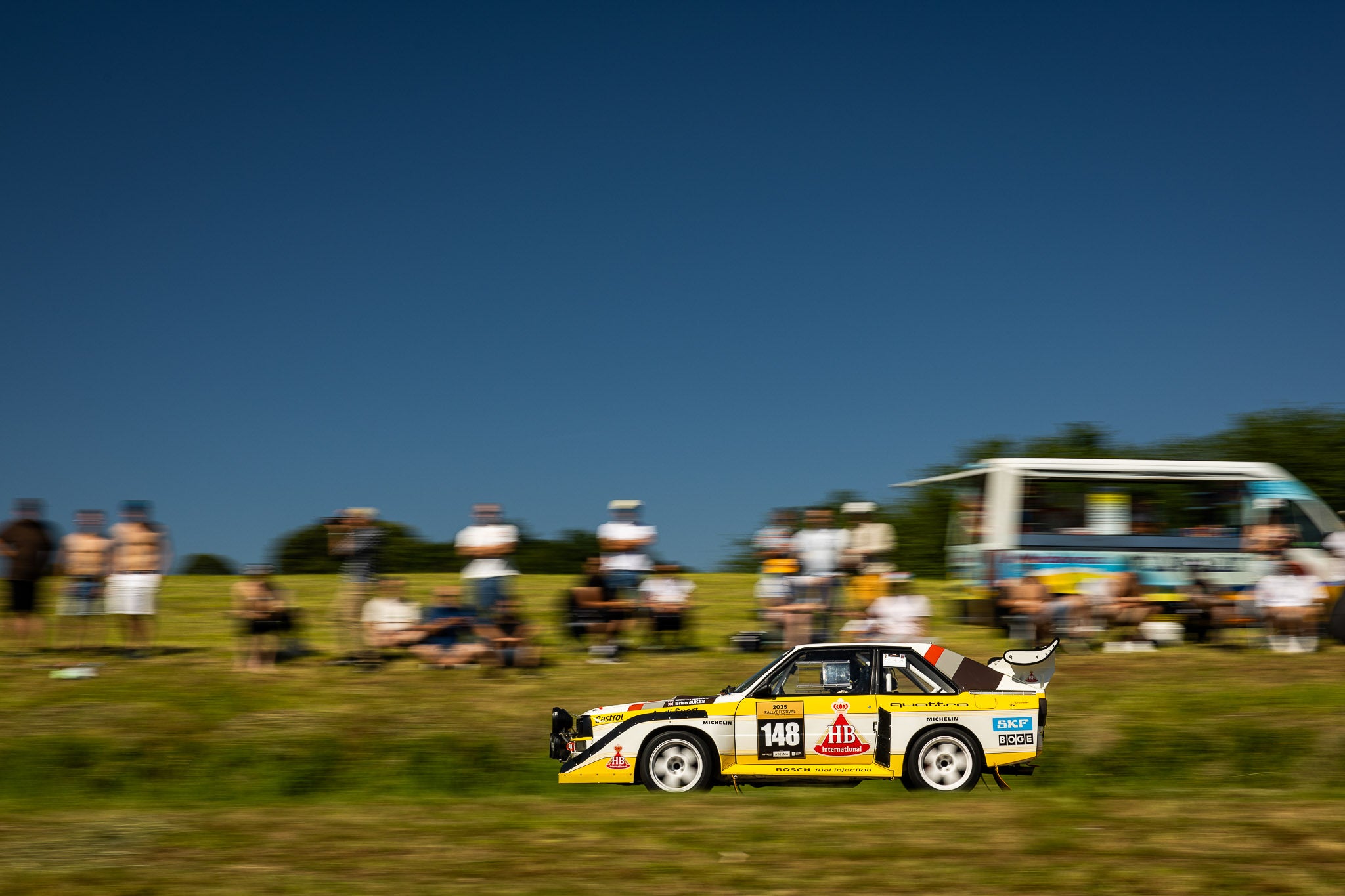 El Audi Quattro de Stewart Bowes.