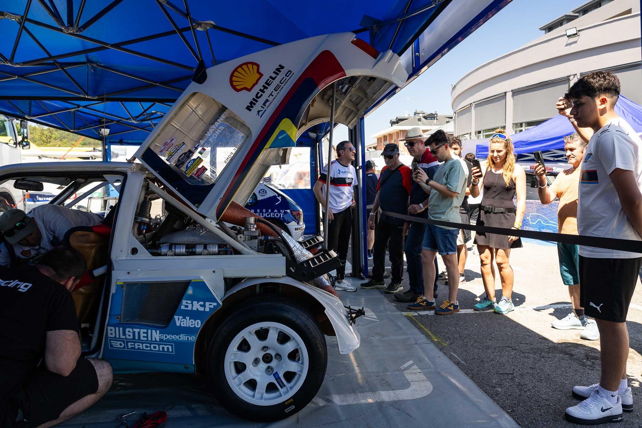 El Peugeot 205 T16 que llevará Ari Vatanen en este Rallye Festival Hoznayo.
