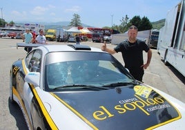 Eloy Entrecanales, con su Porsche 911 GT3 R 40.