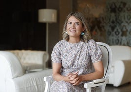 La neuróloga Nuria Riesco, ayer, en Santander, donde participó en la Reunión de Cefaleas del Norte