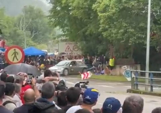 Captura de un vídeo del accidente.
