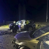 El estado en que quedaron los vehículos implicados en el siniestro.