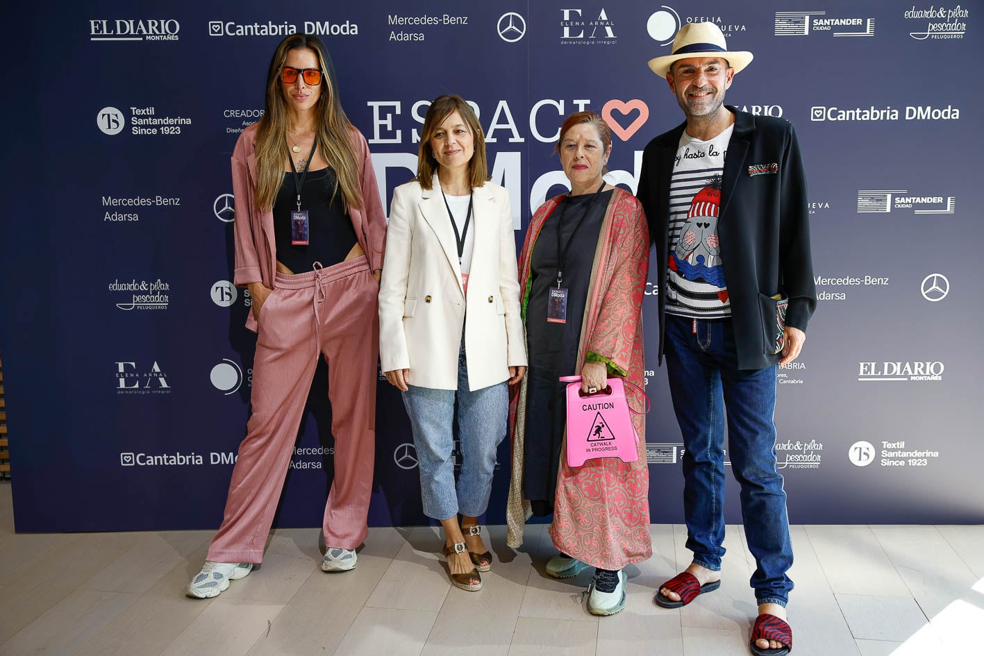 Lucila Fernández, Patricia Rosales, María José Pereda de Castro y José Luis Callejo.