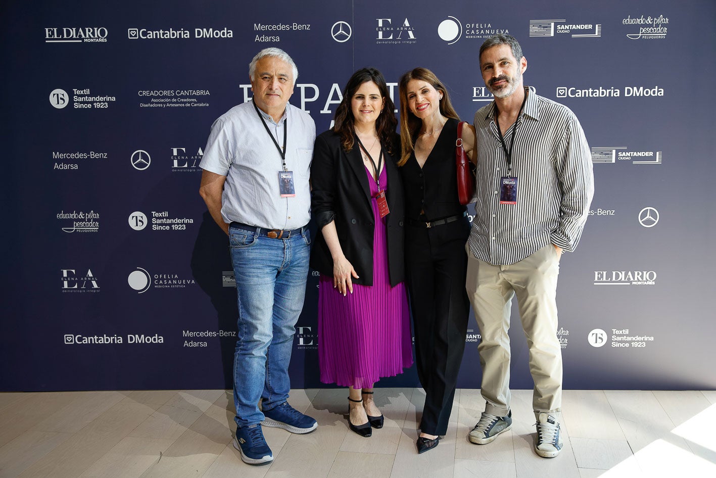 José Antonio Mazorra, Olga Fuentecilla, Elena Arnal y Santiago Manso.