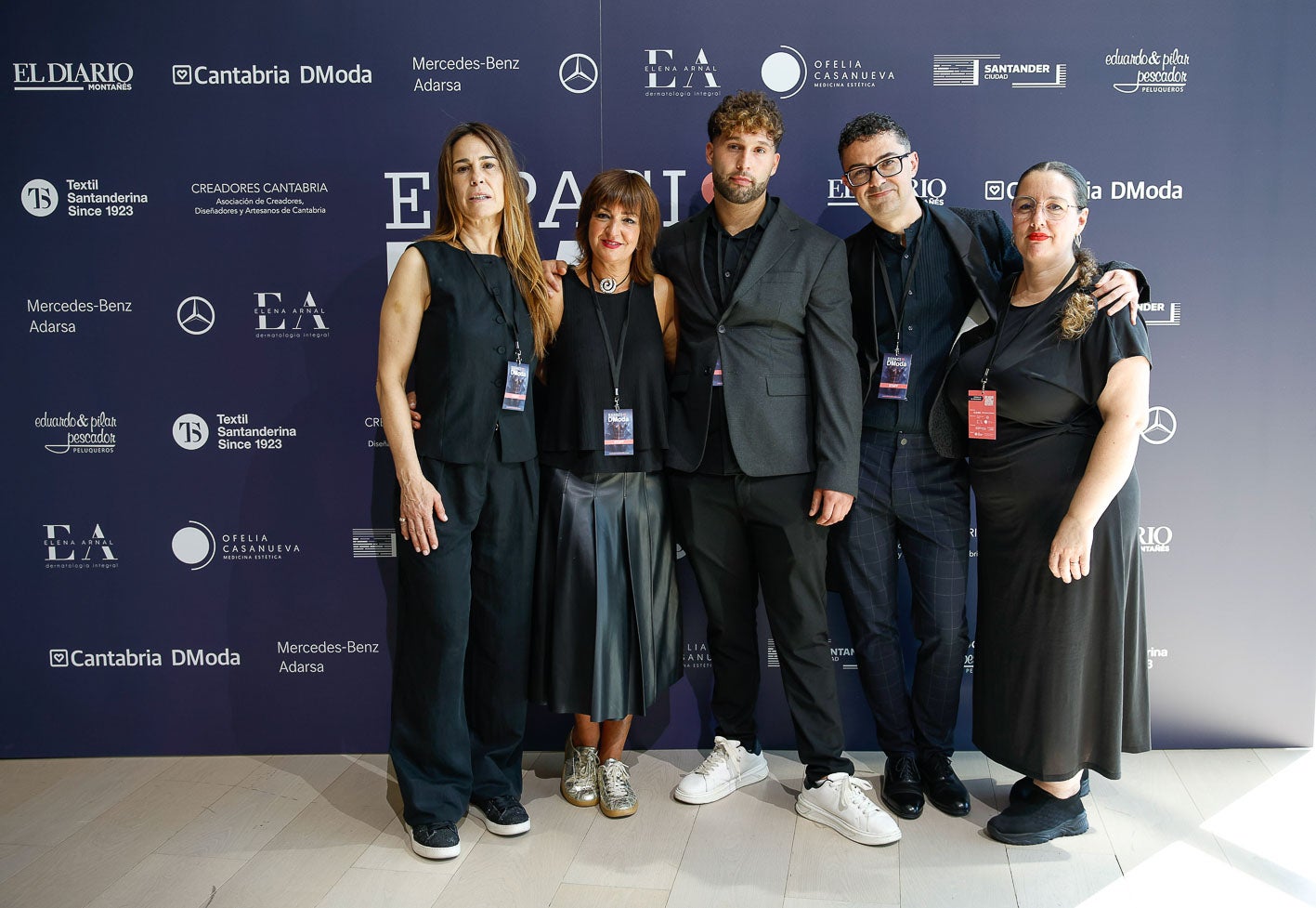 Mónica Pescador, Patricia Domínguez, Jorge de la Fuente, Álvaro del Río y Beatriz Marcos.
