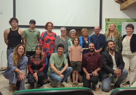 Participantes en el taller Cine en Comunidad.