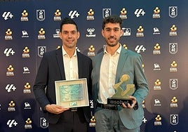 Ángel Fernández, mejor extremo, y Carlos Calle, mejor parada.