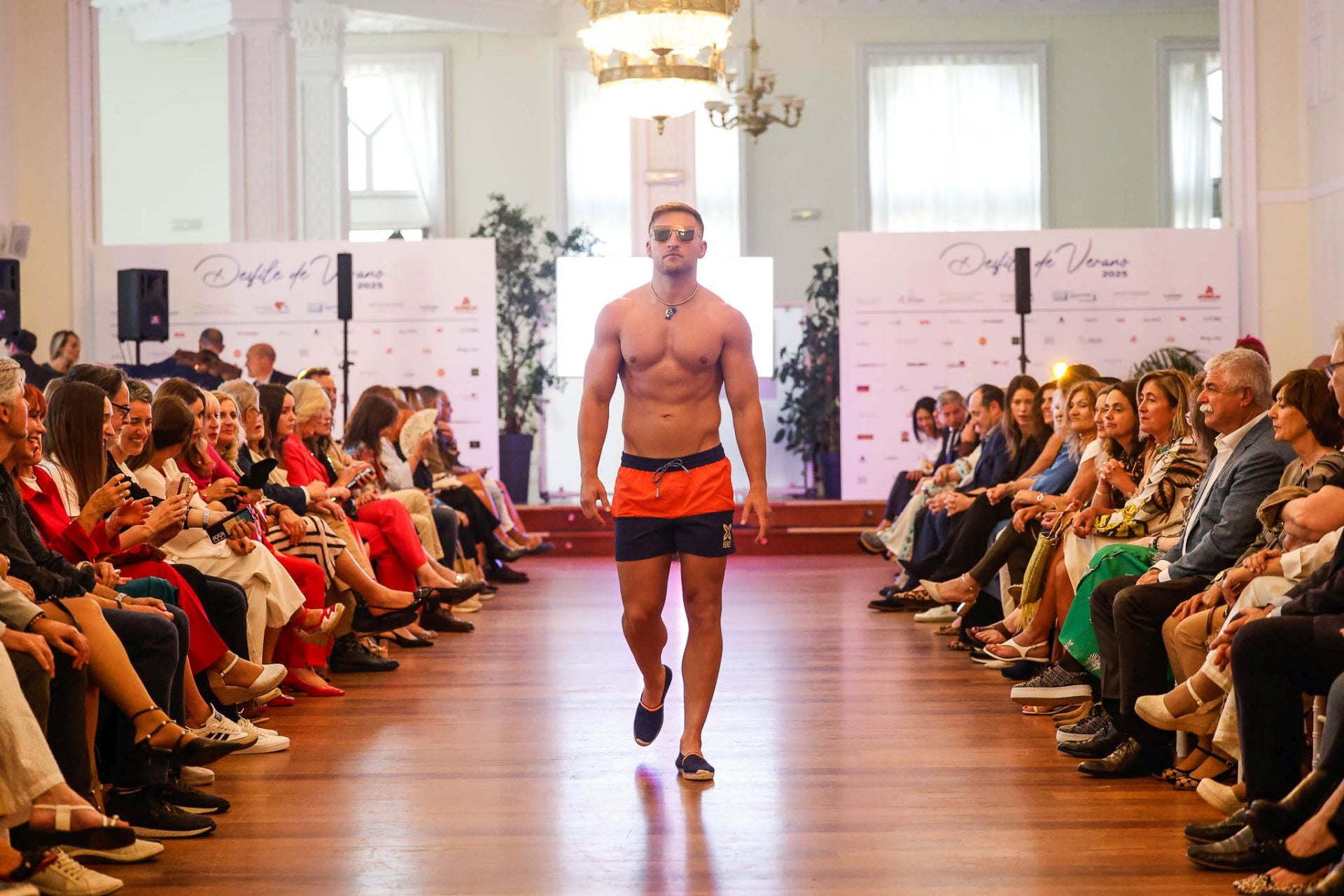 Jorge Novoa, con traje de baño de Sandra Alonso.