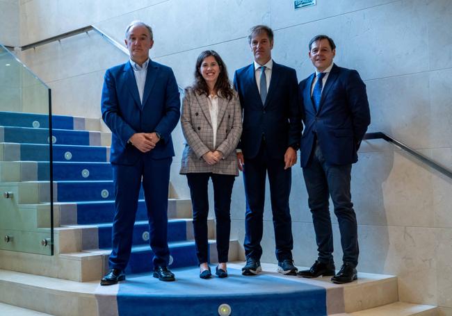 Juan Manuel Gorostiaga, Paula Parés, Enrique Conde y Alberto Martínez Lebeña.