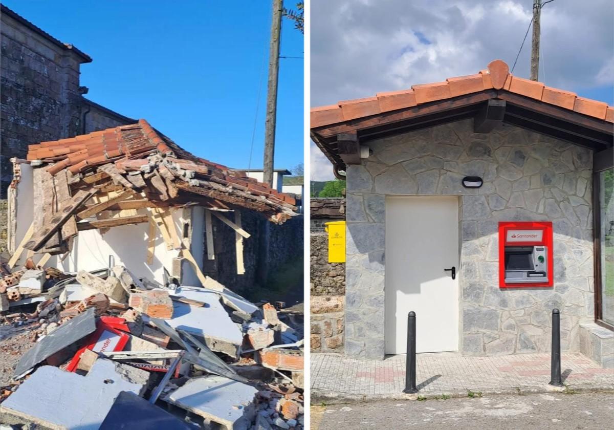Los vecinos de Villafufre recuperan por fin su cajero automático