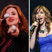 Eva Amieva (izd) y Sara Súa (derecha).
