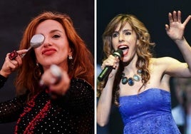 Eva Amieva (izd) y Sara Súa (derecha).