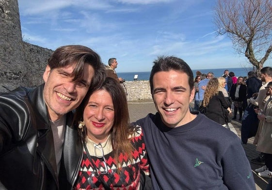 Antonio Bezanilla, Leire Díez y Pedro Casares.