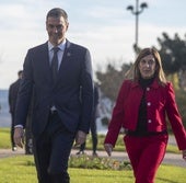 Sánchez y Buruaga, el pasado diciembre en Santander.