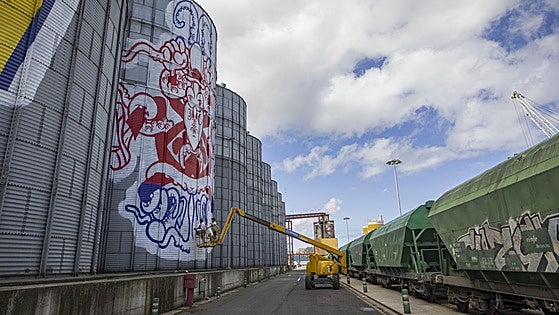 Boa Mistura plasmará una intervención artística en silos del puerto de Santander