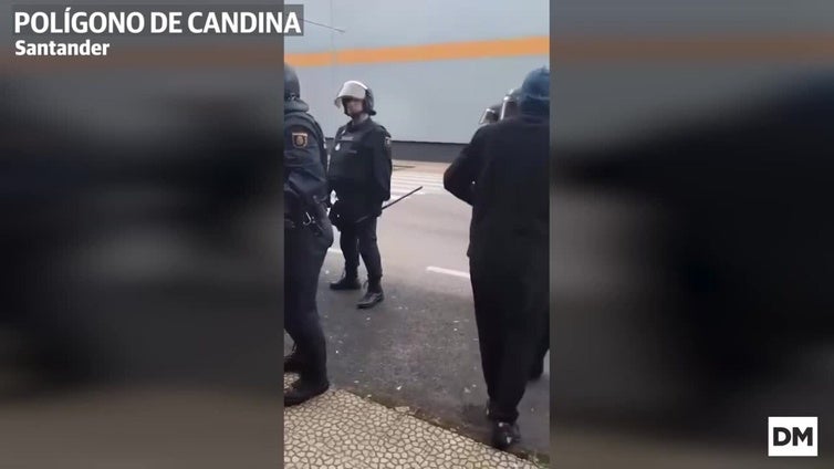 Un trabajador detenido en el segundo día de la huelga del metal