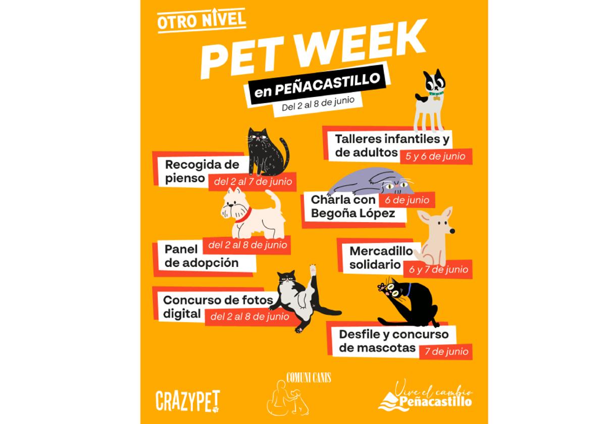 El evento más esperado de la Pet Week llegará el próximo sábado, 7 de junio, con el desfile de mascotas a las 18:30 horas