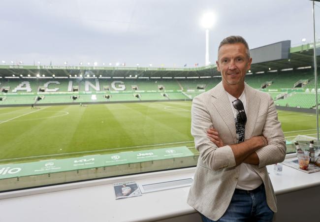 Erwin Lemmens, durante una reciente visita a Santander.