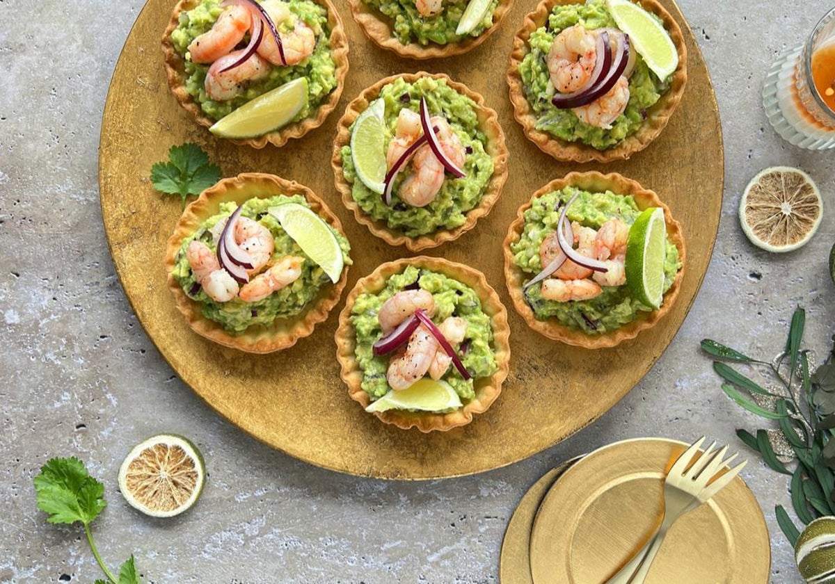 Tartaleras de guacamoles, para un picoteo perfecto.
