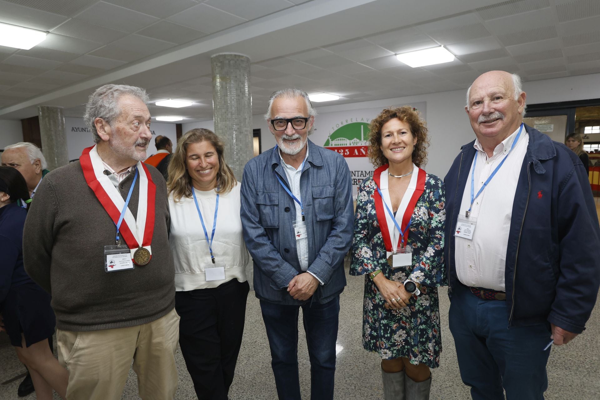 Miembros de la Academia Cántabra de Gastronomía: Juanjo García, Ana Arroyo, Alfonso Fraile, Estela Rodríguez y Andrés Alonso.