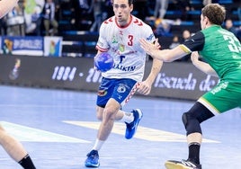Andrés Moyano, esta temporada con la camiseta del Granollers.