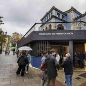 El Mercado de Puertochico, durante la inauguración del edificio el pasado octubre.