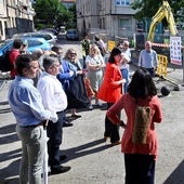 La alcaldesa visitó hoy el arranque de las obras