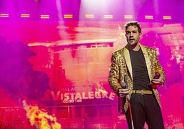 Juan Dávila, durante uno de sus espectáculos.