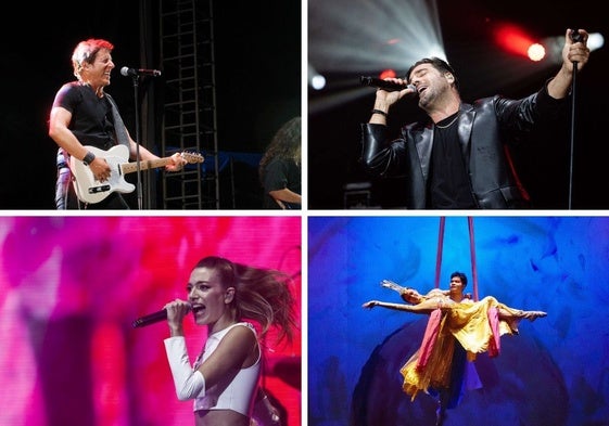 Manel Fuentes, David Bustamante, Ana Guerra y Circo Chino.