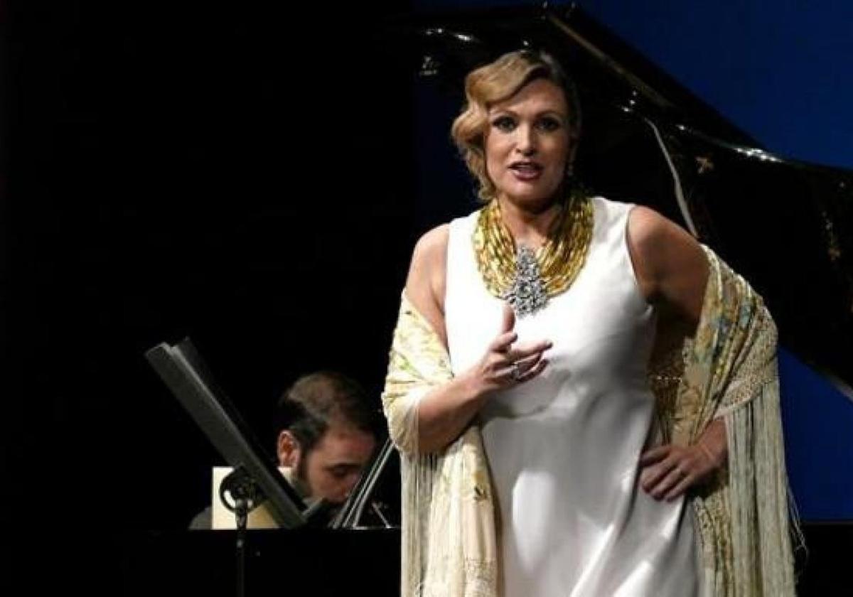 Ainhoa Arteta en una de sus últimas actuaciones.