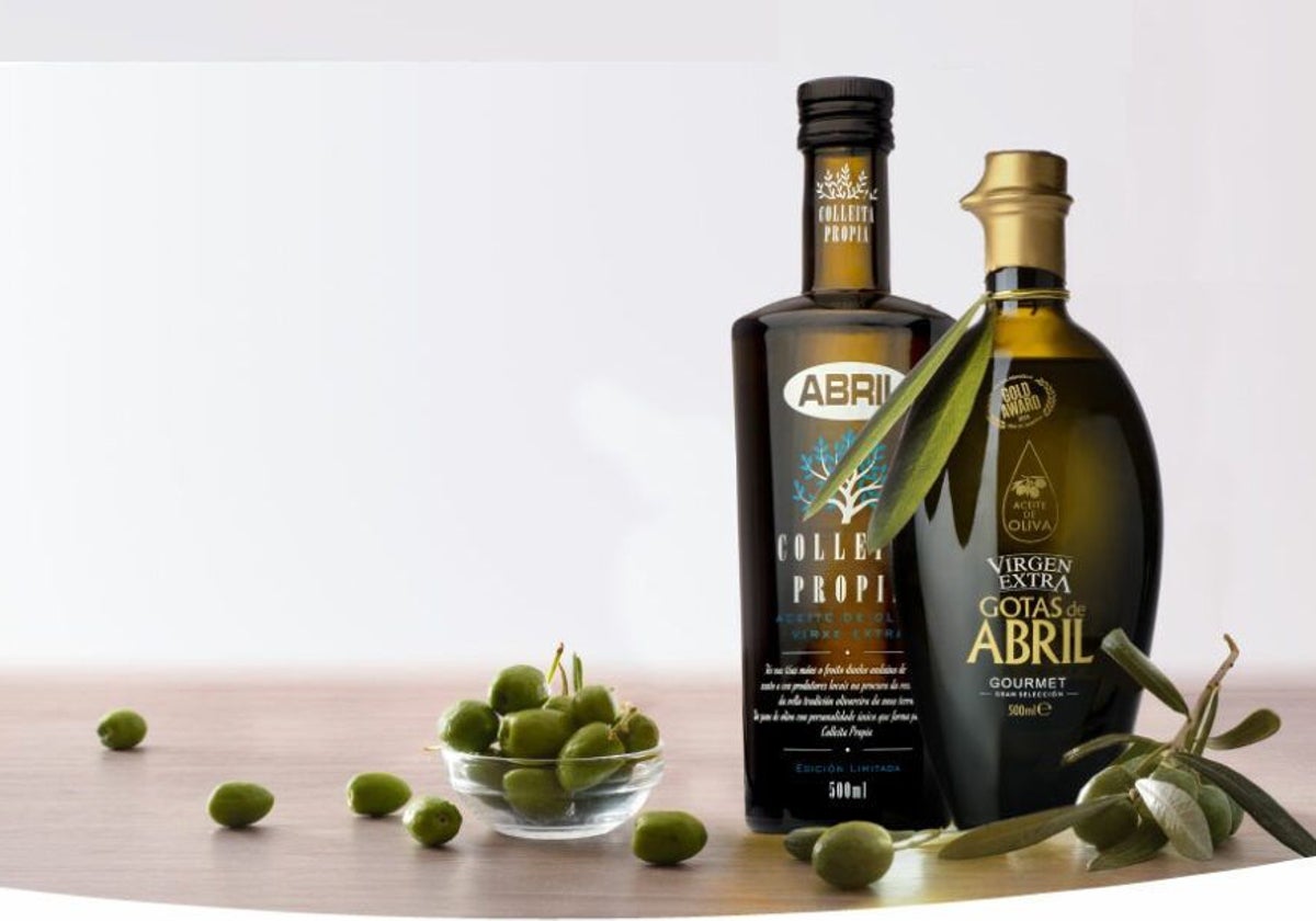 Aceite elaborado por Abril en tierras gallegas.