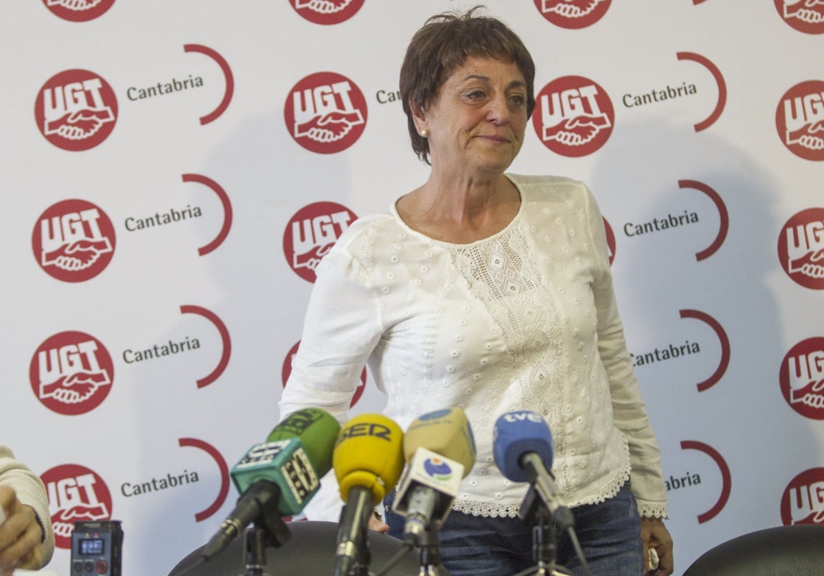 El área de Servicios Públicos propone expulsar a María Jesús Cedrún de UGT durante seis años