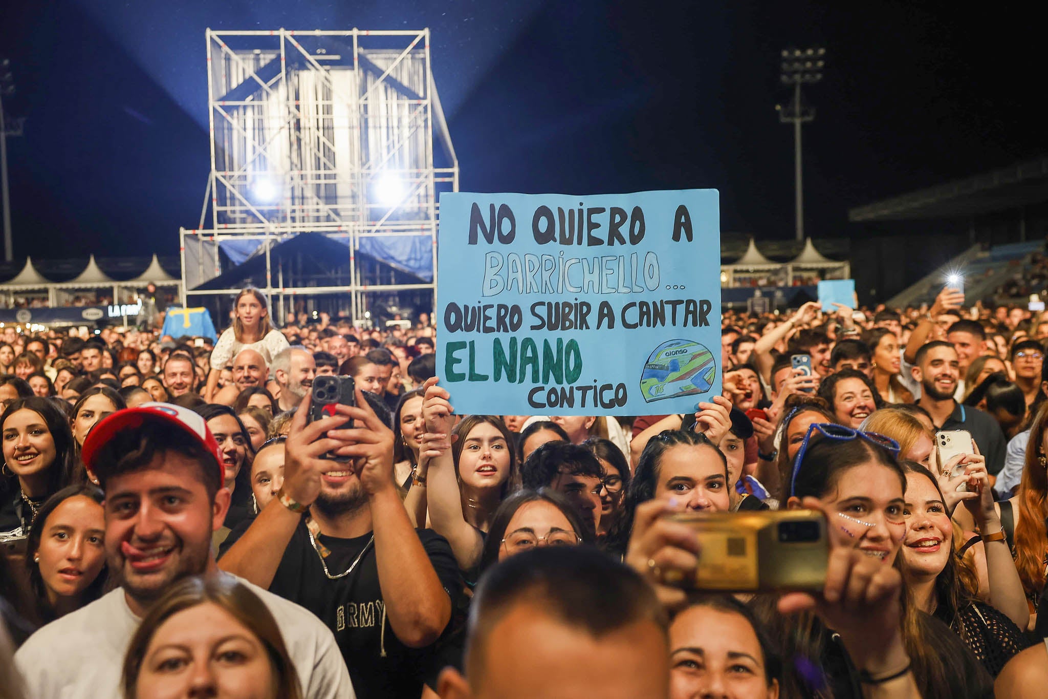 Los asistentes, en modo entrega con su ídolo