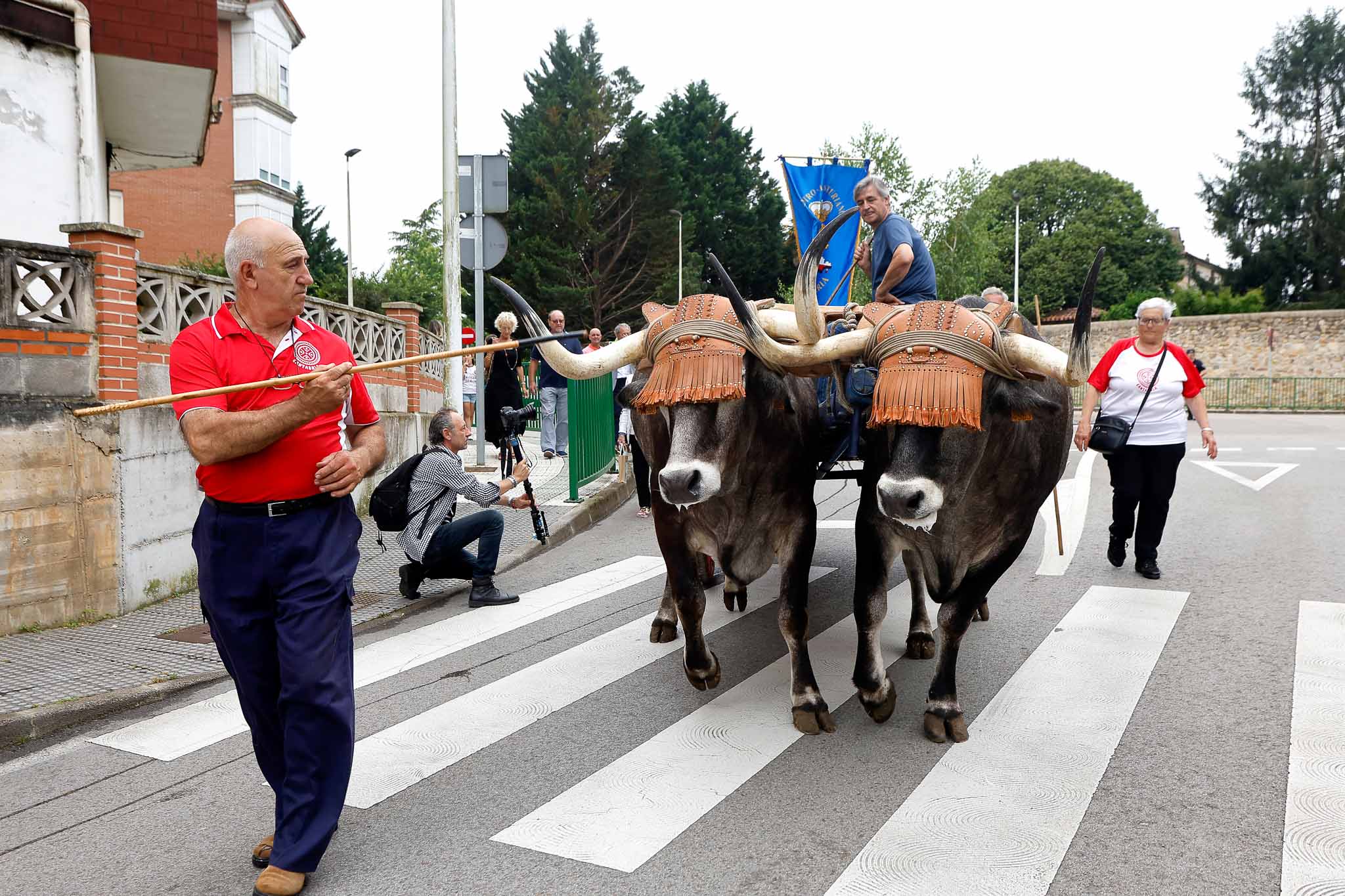 En el pasacalles también hubo animales.