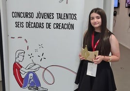 Nerea González Santamaría, alumna de 2º de ESO del Colegio Sagrados Corazones,