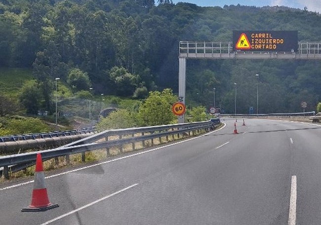 En el túnel de Riocorvo se mantendrá cortado el carril izquierdo.