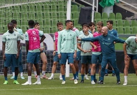 Imagen de archivo de un entrenamiento del Racing