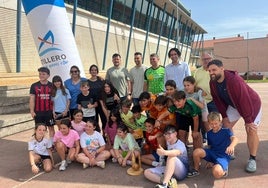 Alumnos de 5º y 6º de Primaria del colegio Ramón y Cajal de Guarnizo.