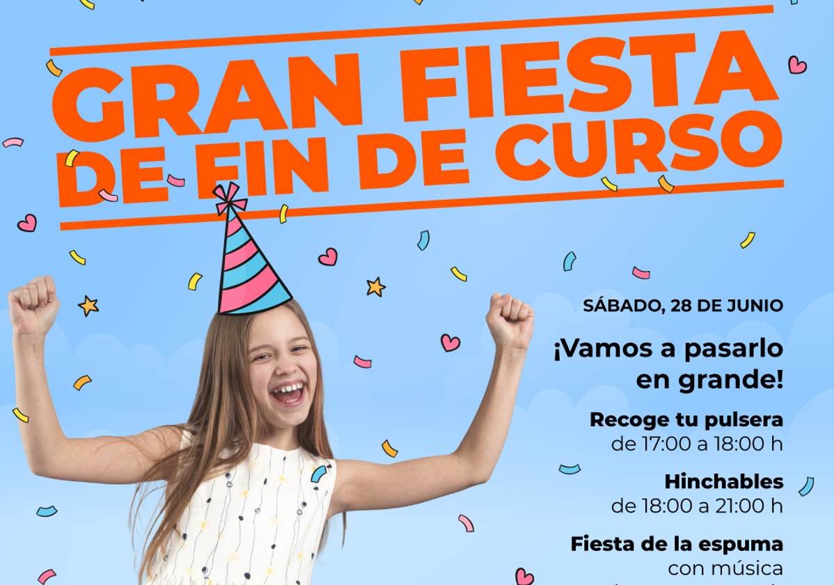 El centro comercial Peñacastillo celebrará el sábado una divertida fiesta de fin de curso en la que habrá hinchables, fiesta de la espuma y merienda gratuita.
