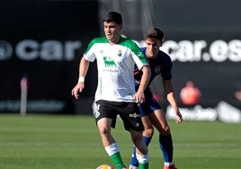 Aritz Aldasoro, ante el Eldense.