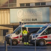 Ambulancias en Valdecilla.