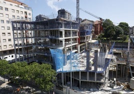 Así avanzan las obras en el Mupac en Santander.