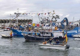 La procesión marítima del día del Carmen, en año anteriores.