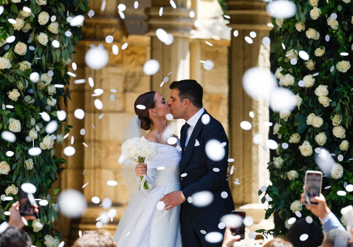 El 'sí, quiero' de Nacho Boluda y Lucía Gutiérrez en la boda del año en Santander