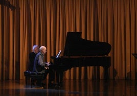 Interpretación de 'Vexations, de Satie, en el Guggenheim neoyorquino en 2017.