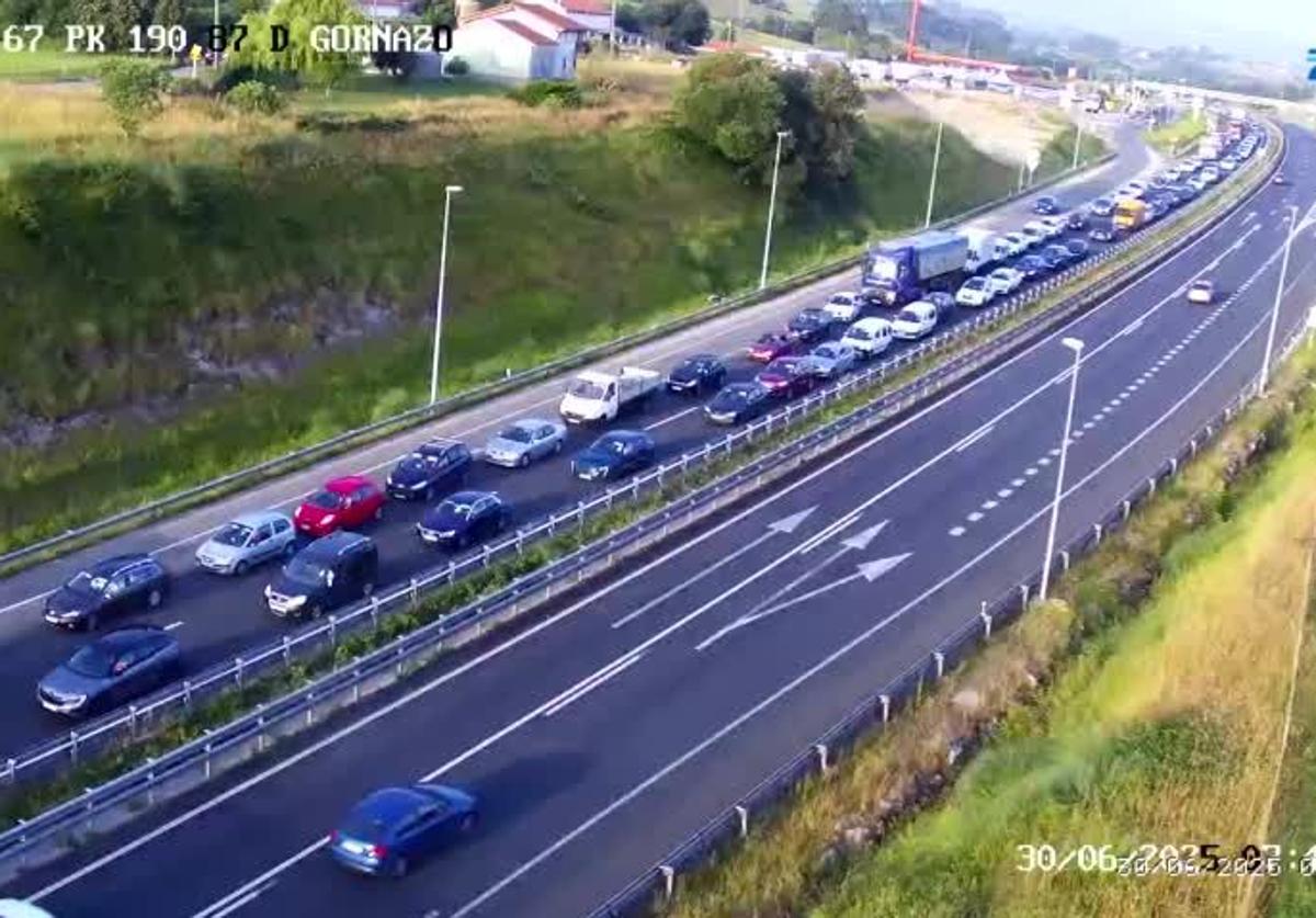 Imagen captada por las cámaras de la DGT.