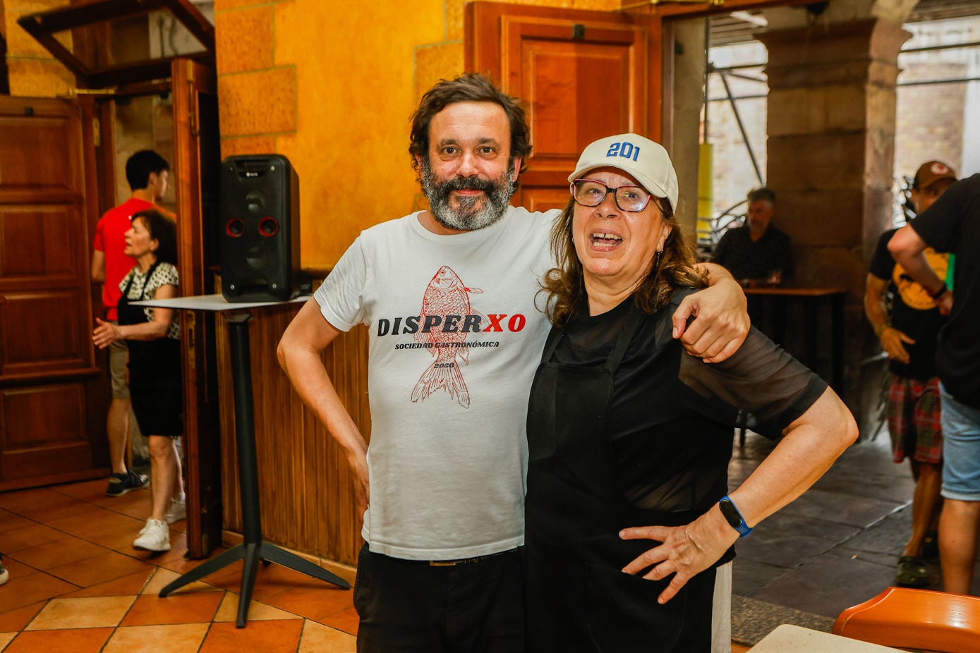 David Ceballos y Basi Díaz.