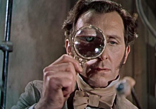 Peter Cushing, en 'La maldición de Frankenstein'.